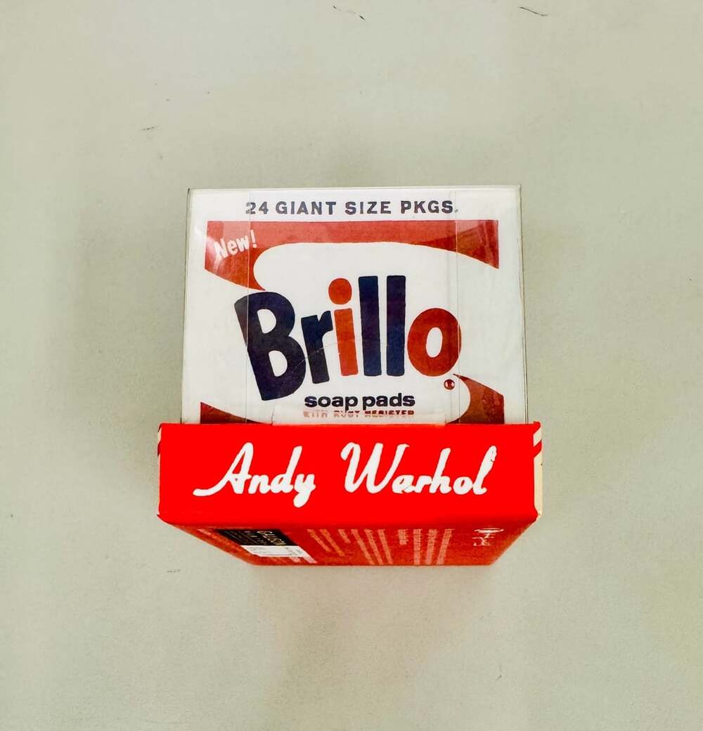 NWT Andy Warhol Brillo Soap Pads Memo Block Galison